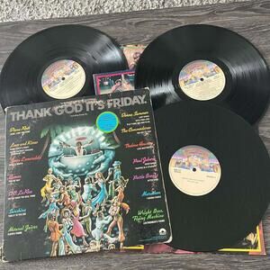Thank God it's Friday Disco 3LP set VG+++ Vinyl Record AJ12